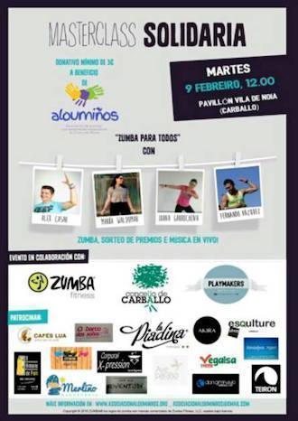 Zumba solidario con Alouminos en Carballo