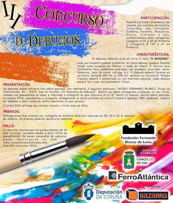 Concurso de Debuxos da Fundacion Fernando Blanco de Cee 2016