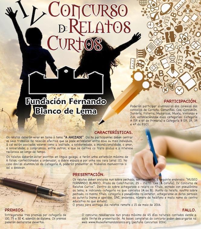 Concurso de Relatos Curtos Fundacion Fernando Blanco Cee 2016