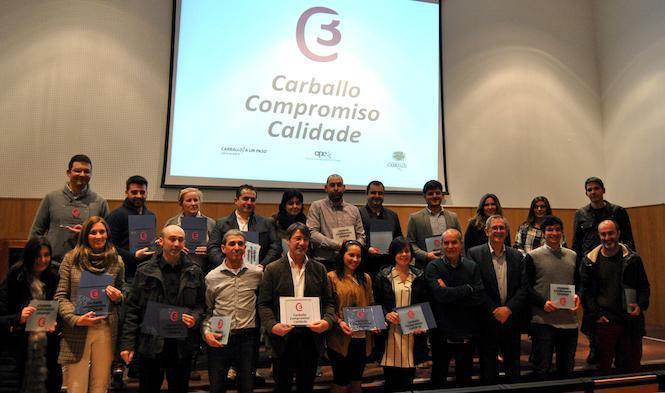 20 empresas tene xa o elo Carballo Comporismo Calidade 3C