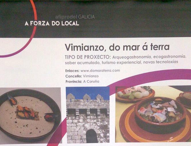 A Arqueogastronomia de Vimianzo na expo A Forza do Local