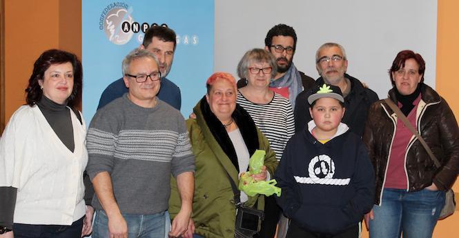 As Anpas Galegas con Nieves Villar e o seu fillo Hadrián