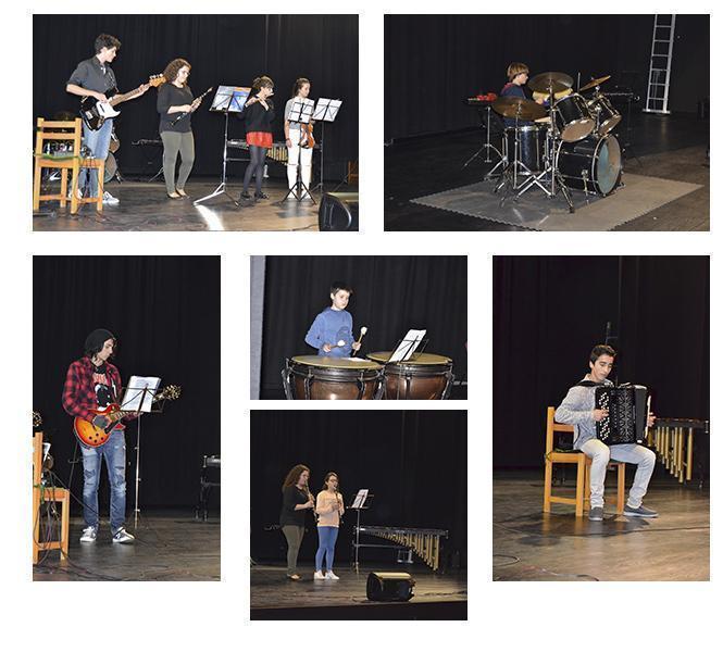 A Escola de Musica de Cee ofreceu o Festival Trimestral na casa da Cultura de Cee