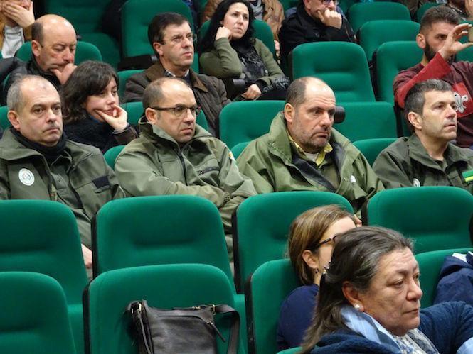 Axentes forestais nas Xornadas do Lobo de Santa Comba
