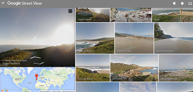 O Camino dos faros esta dende hoxe trekeado no Google Street View