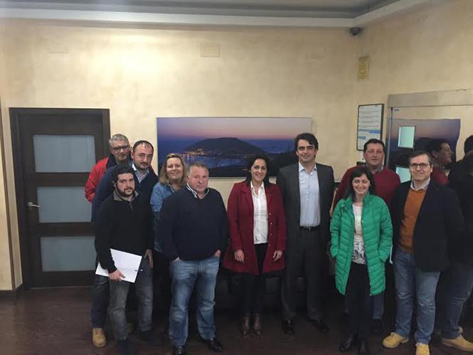 Diego Calvo mantivo onte un encontro de traballo en Cee 