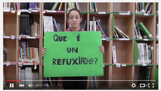 Video sobre refuxiados de escolares da Costa da Morte
