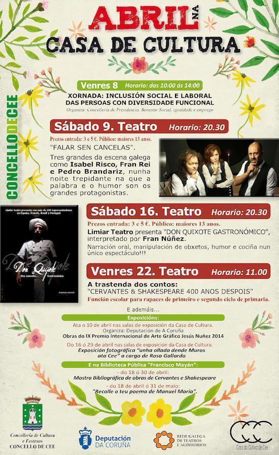 abril na casa de cultura de cee