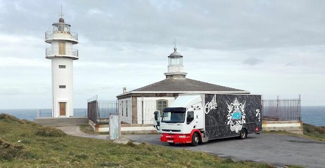 O Camion de Axi Muniain no Faro Tourinan