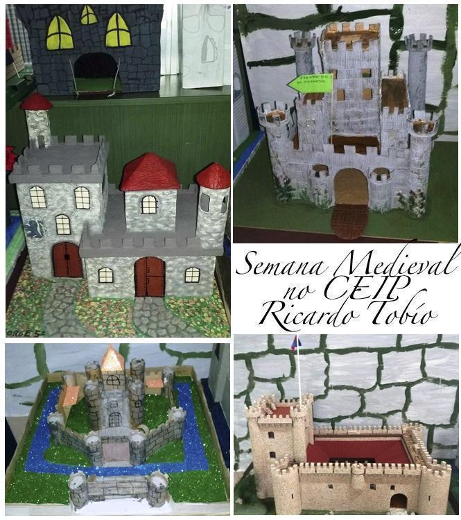 Exposicion de Castelos na Semana Medieval do CEIP Ricardo Tobio de Esteiro
