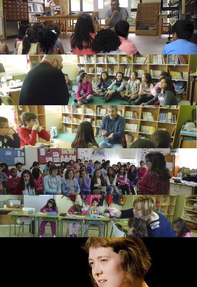 Escritores na Semana do Libro do CEIP Santa Eulalia de Dumbria 2016
