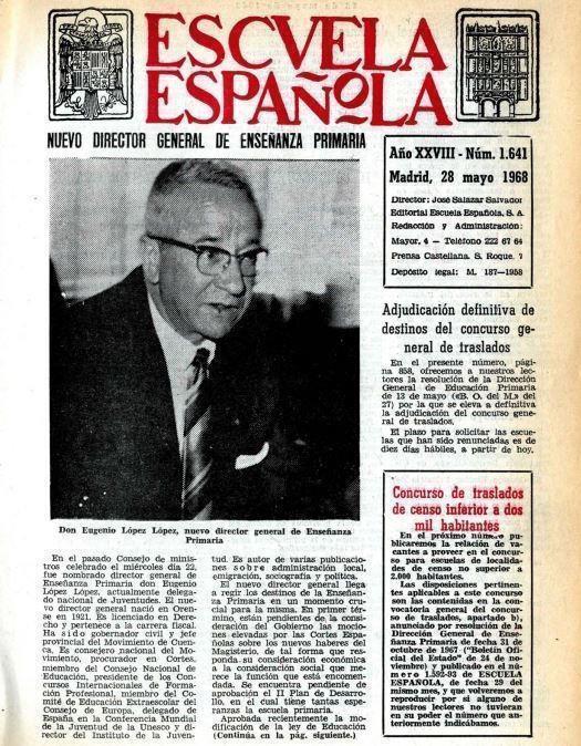 Eugenio López en Escuela Espanola