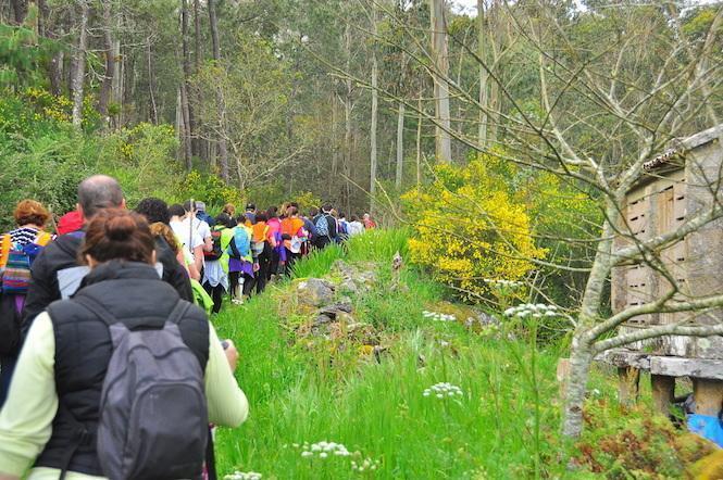 Moi fermoso o Camino peregrino de Muros a Santiago de Compostela