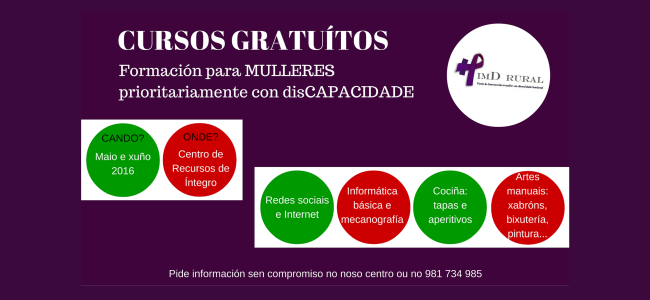 Cursos de INtegro no PIMD Rural