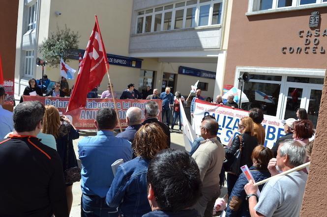 Manifestacion en Cee polo 1 de maio-Foto-Rafa Quintans 2