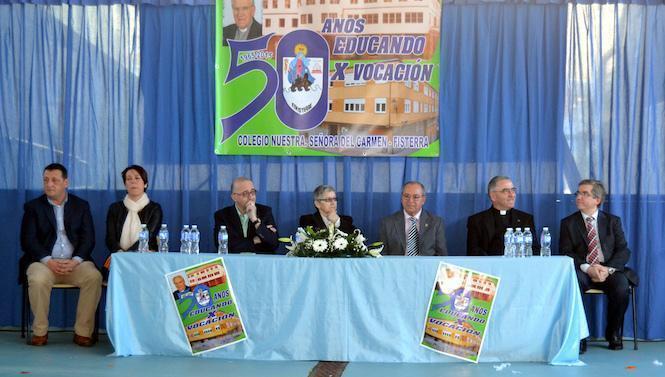 Acto do 50 aniversario do Colexio Nosa Senora do Carmen de Fisterra