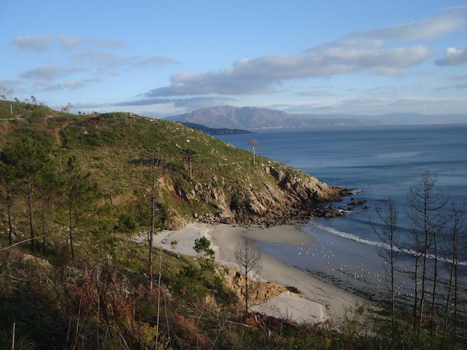 Imaxe da praia fisterrá de Talón