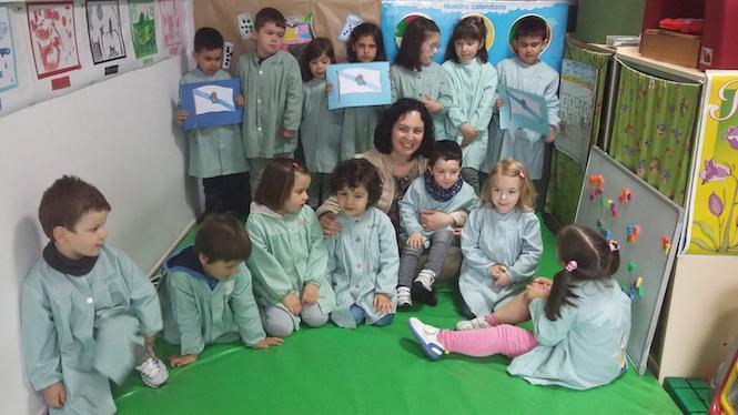 Letras Galegas na escolina de Brens