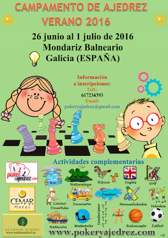 Campamento de Xadrez en Mondariz