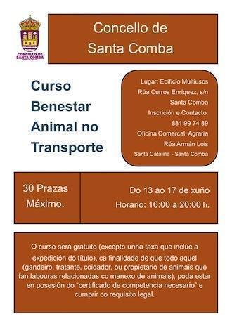 Curso de Benestar animal no Transporte de Santa Comba
