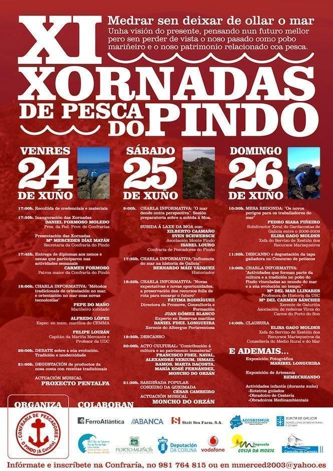 CARTEL XI XORNADAS DE PESCA do Pindo