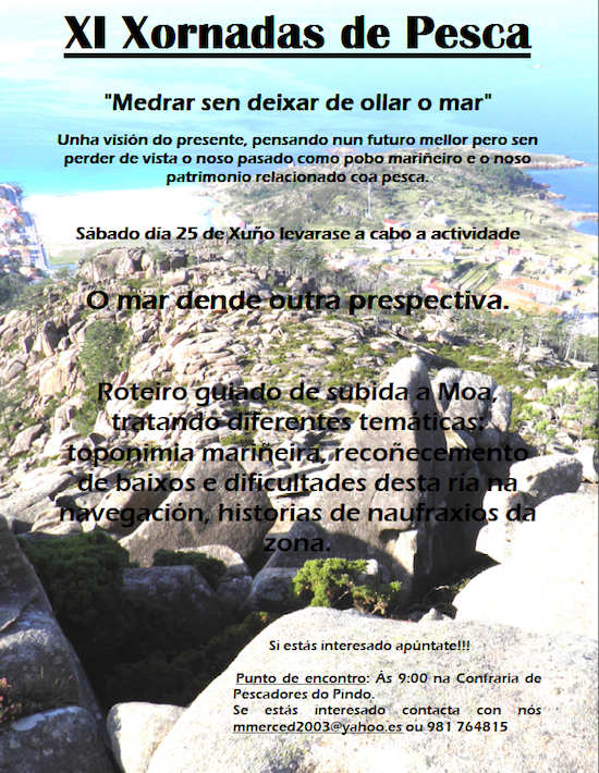Subida a Moa nas Xornadas do Pindo Marino 2016