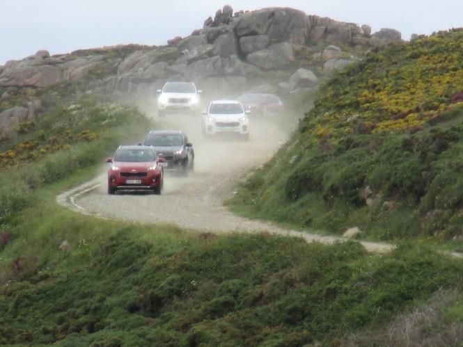 Probando o KIA Sportage por Camarinas