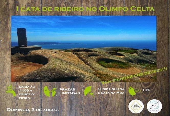 Cata de vino no Monte Pindo