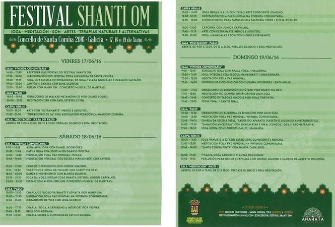 Festival Shanti On Santa Comba Ioga