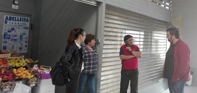Visita do BNG ao Mercado de Abastos de Muros