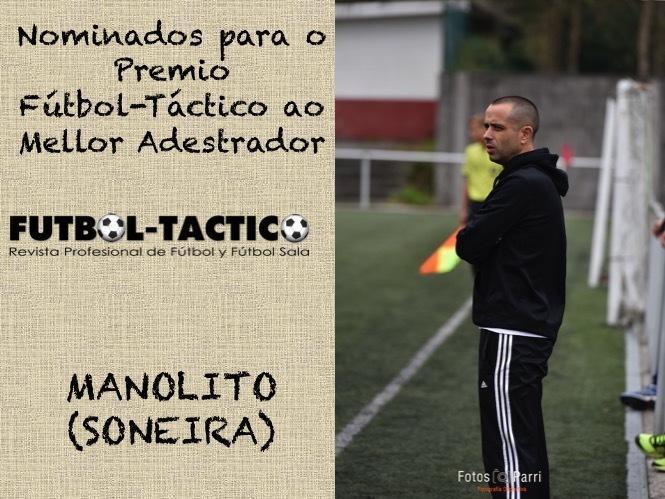 Premio Futbol Tactico ao Mellor Adestrador Futbol da costa-Manolito