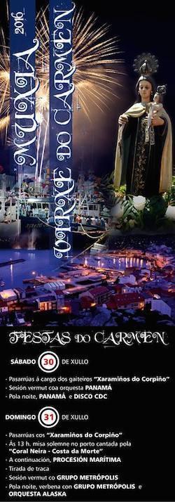 Festas do Carme de Muxia 2016