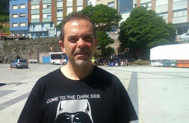 Chema Gagino pregoeiro na Festa do Percebe de Corme 2016