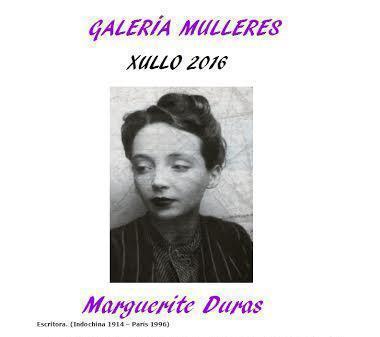 A Galeria Mulleres da biblioteca de Muxia recupera a figura de Marguerite Duras