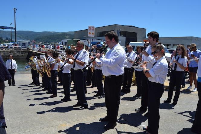 Banda de Musica para a procesion maritima do Carme-Foto-Rafa Quintans