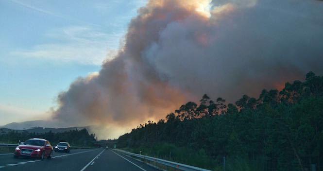 A vía rápida entre Cee e Fisterra pechouse arredor das 22:00h- Hai que ir por Estorde
