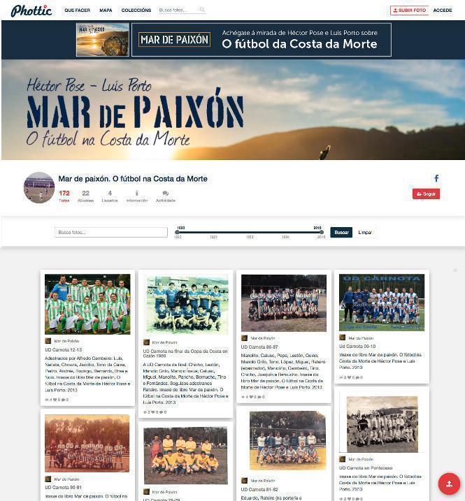 Phottic da historia do Futbol da Costa-Mar de Paixon