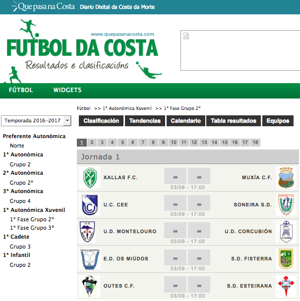 Pincha na imaxe para ver os calendarios en www.futboldacosta.com