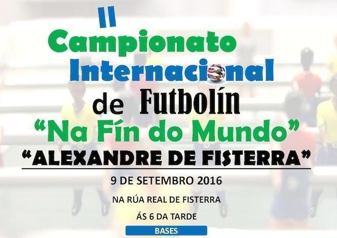 Campionato de Futbolin Na fin do Mundo Alexandre Fisterra 2016