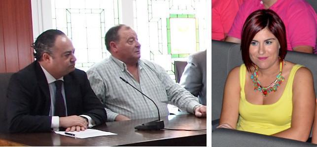 Ramon Vigo con Candino e Yolanda Garcia Leal