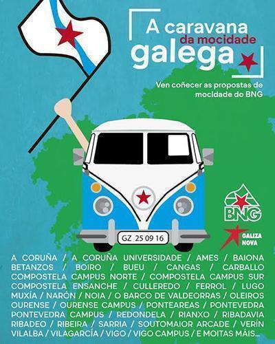 caravana da mocidade Galiza Nova Carballo