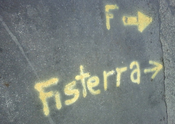 Sinais pintadas no Camino en Lires 2