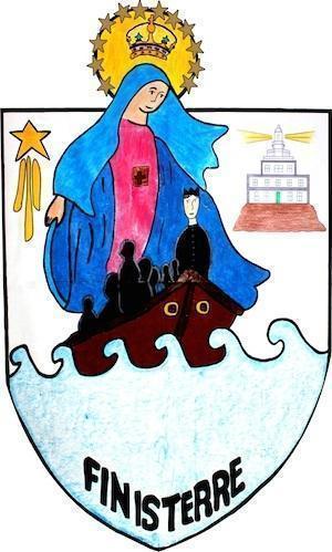 ESCUDO colexio Nuestra senora do Carmen de Fisterra