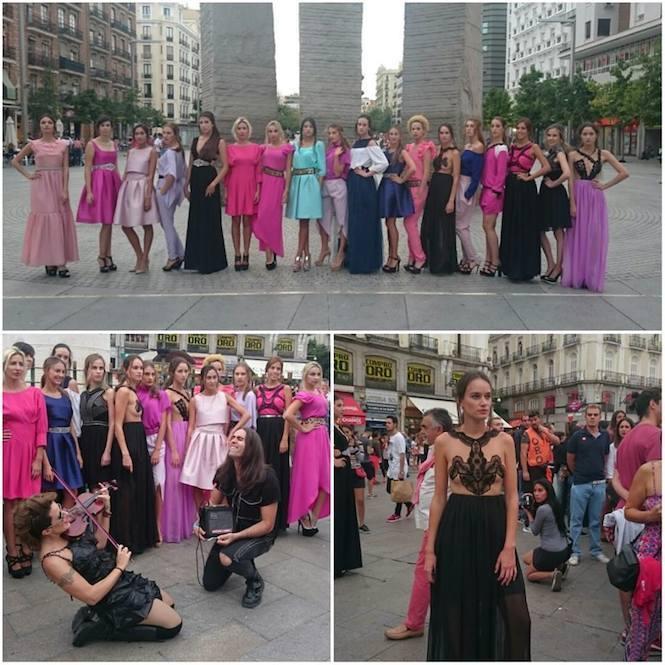 Encaixe de Camarinas na Madrid Fashion Week con Josee Matteos