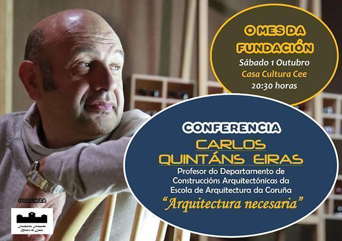 Carlos Quintans O mes da fundacion