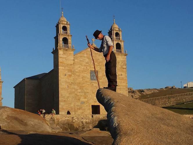 Jean-Francois Aillet na Punta da Barca-Muxia