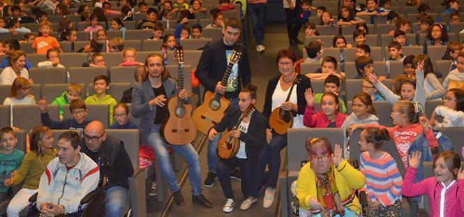 O concerto didactivo tivo lugar na casa da Cultura de Cee