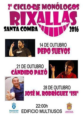 ciclo monologos rixallas 2016 santa comba