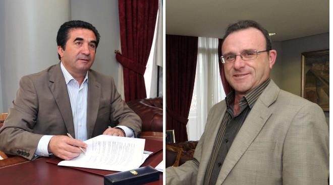 Varela Rey e Eduardo Parga ex e alcalde de Malpica