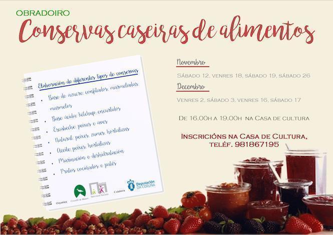Obradoiro conservas caseiras en Mazaricos